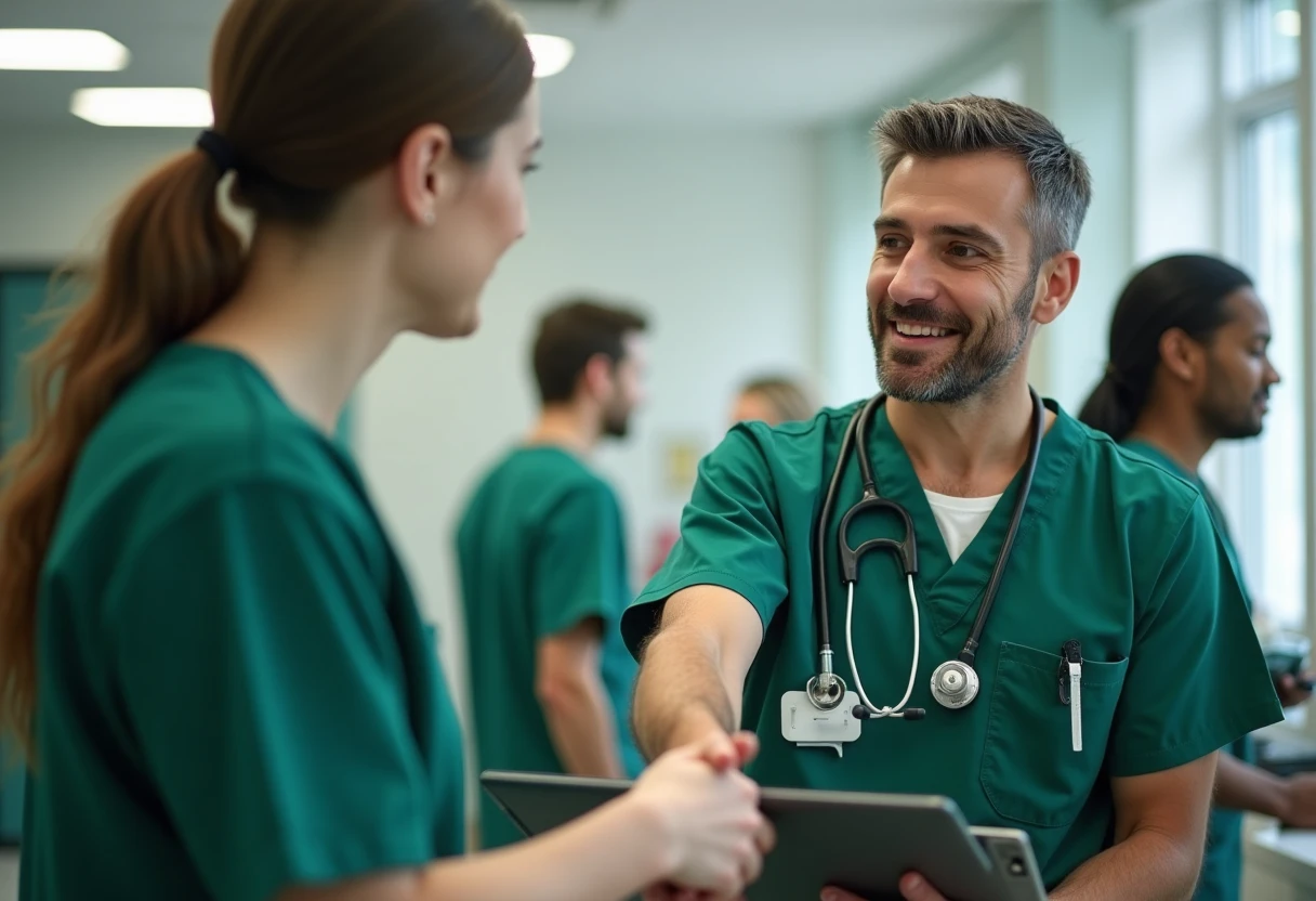 Entorno de trabajo en salud moderno