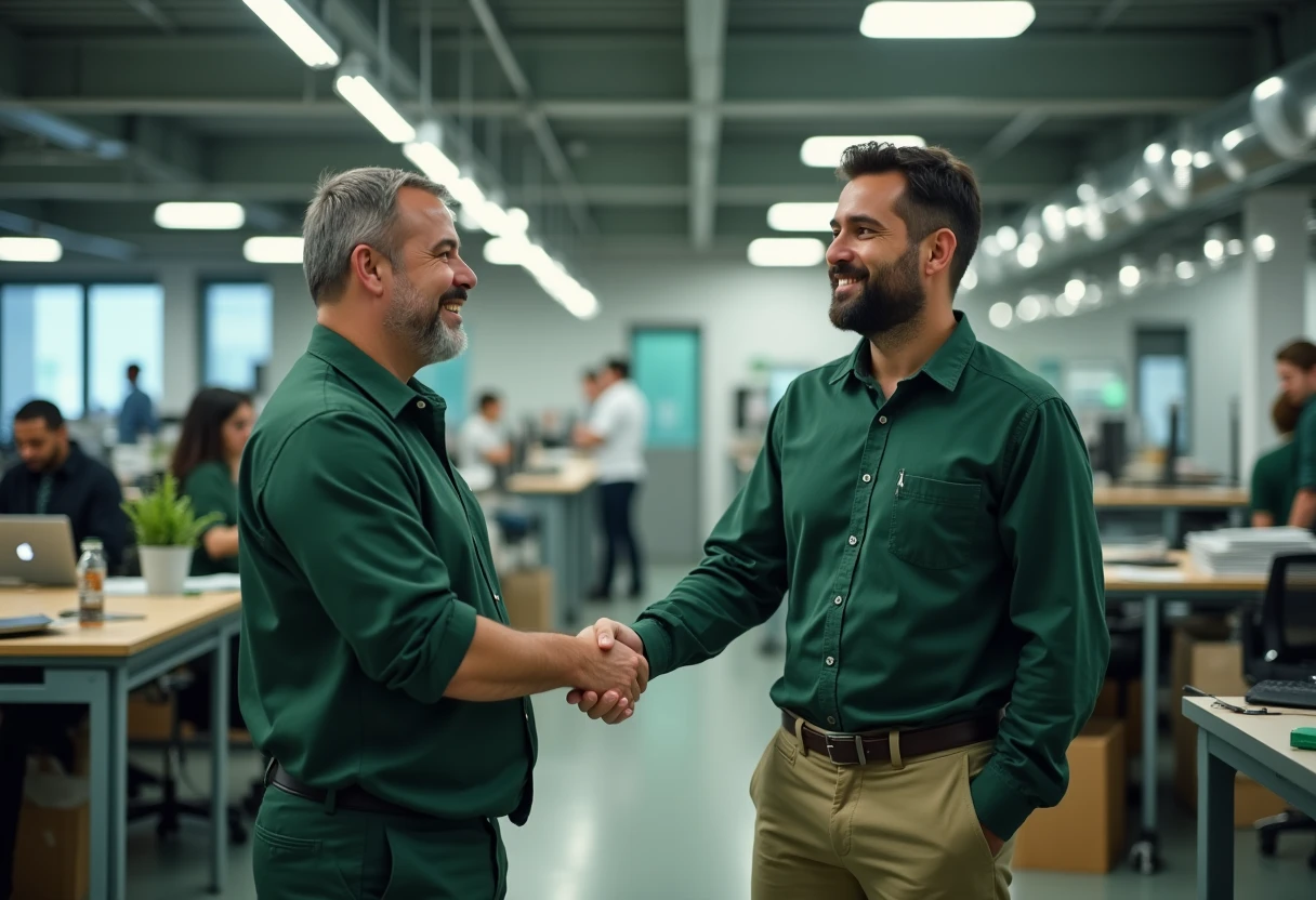 Ambiente de trabalho em produção