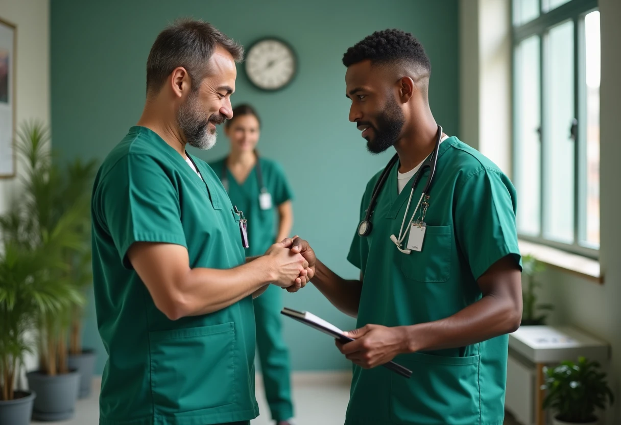 Enfermeiro trabalhando em hospital